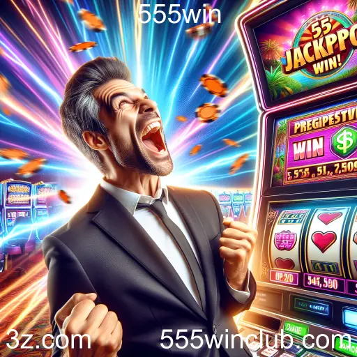 A Emoção dos Jackpots Progressivos na 555win️